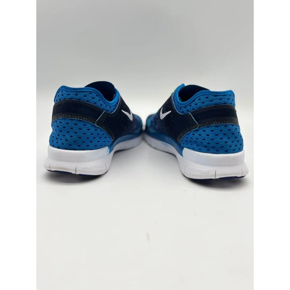 Nike Free TR Fit 5.0 Blue Teal Abstract Print Training Shoes 704695-403 Mens 9.5